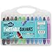 Mont Marte Signature Twistable Colours, 25 Piece, 24 Blendable Colour Sticks and 1 Paint Brush, Suitable for Drawing, Painting and Colouring