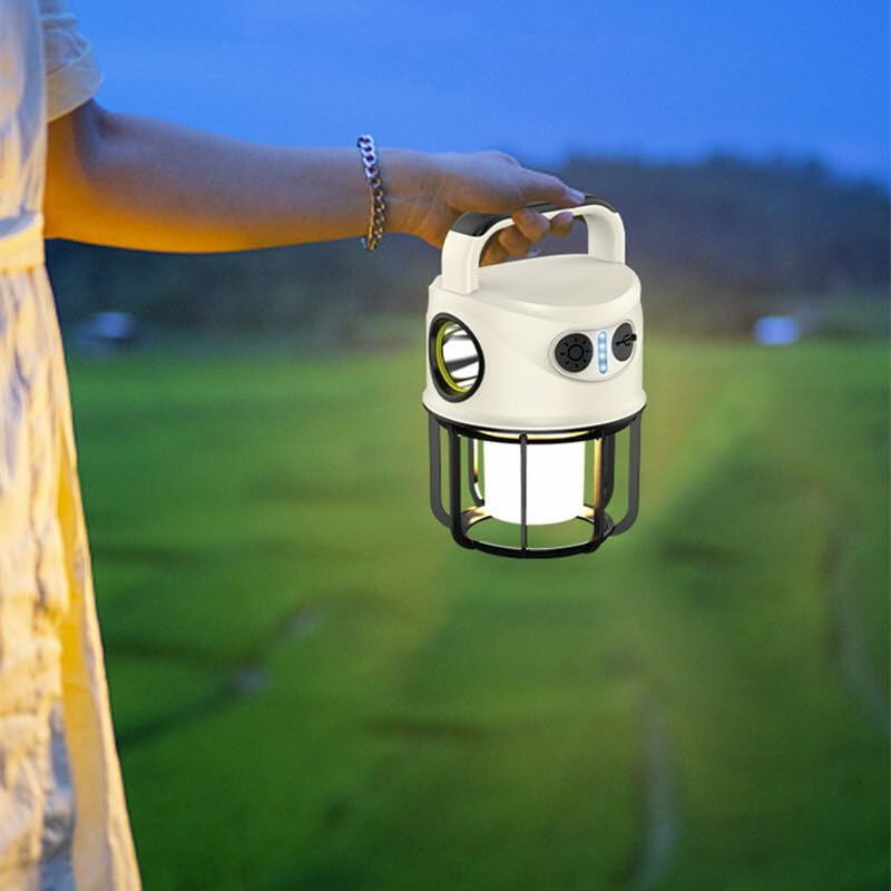 WnewTools Multifunction Camping Light USB Rechargeable Tent Light Outdoor Outage Lantern Emergency Lamp Falshlights