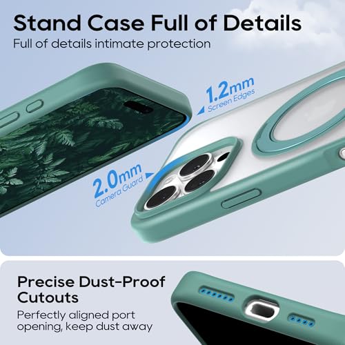 Coque antichoc iPhone 16 Pro Max MagSafe avec béquille rotative 360