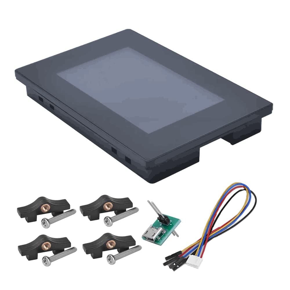 Nextion NX8048P050-011C-Y - Pantalla táctil capacitiva HMI TFT de 5.0 pulgadas con carcasa compatible con audio y vídeo