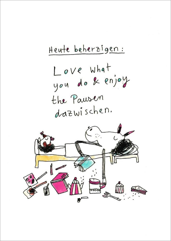 Postkarten-Komplett-Set Besinnliches "Karindrawings"