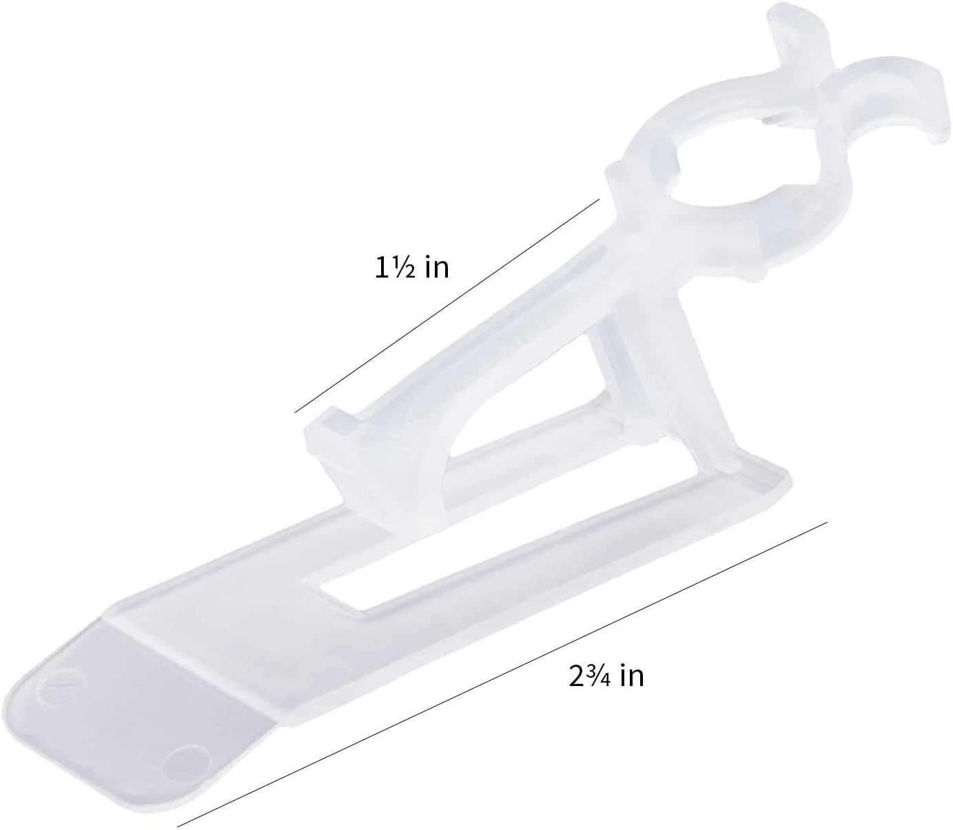 Minetom 200 Pack All-in-One Christmas Light Clip for C7 C9 Christmas String Lights, Christmas Light Plastic Clips for Roof and Gutter, Shingle Clips Outdoor