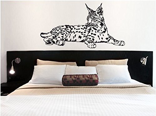 Bobcat Decal Bobcat Sticker Hunting Zoo Wild Life Nature Wild Animals Decor Wall Decal Art Vinyl Sticker tr601