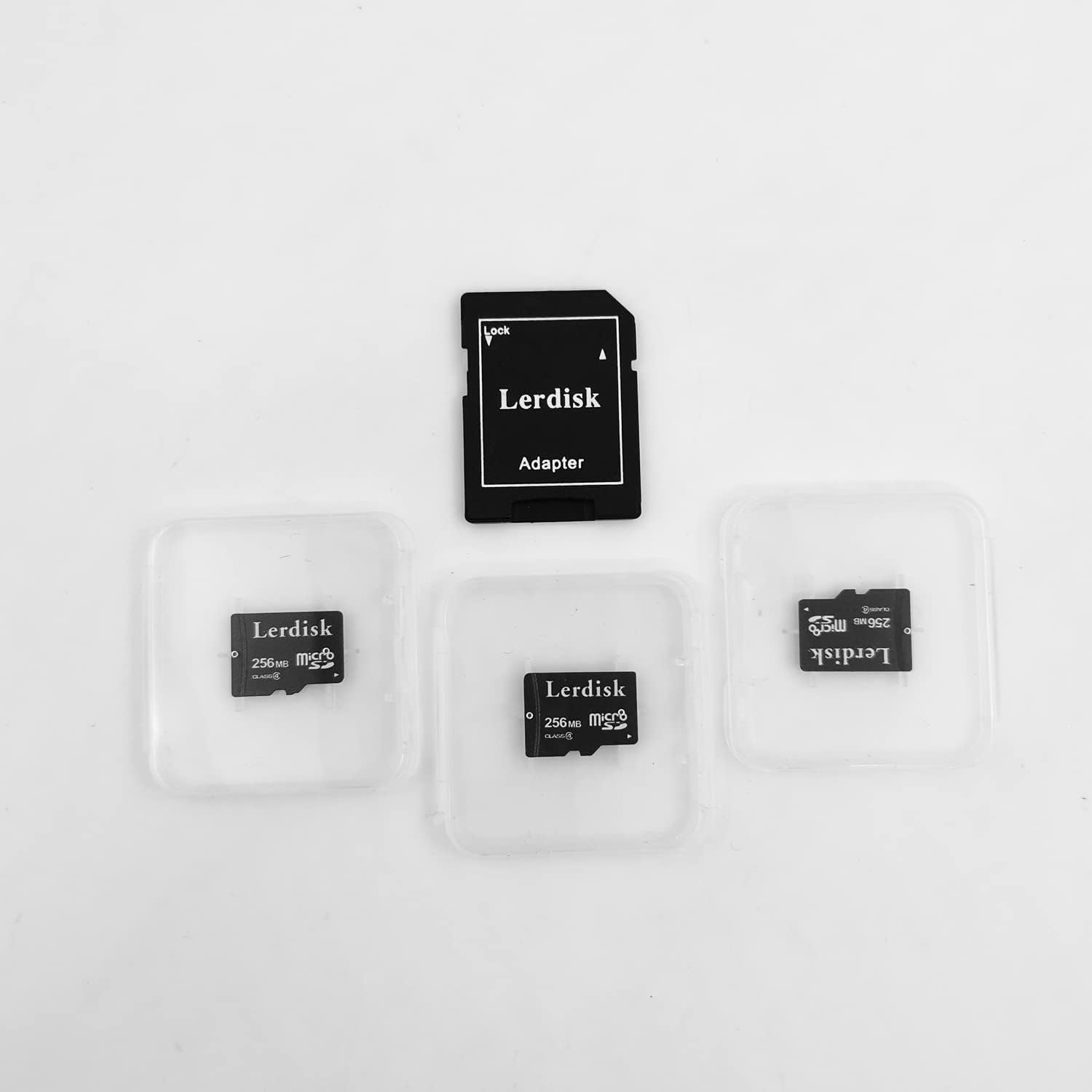 Factory Wholesale 3-Pack Micro SD Card 256MB Class 4 in Bulk Small Capacity Produced by 3C Group Authorized Licencee (256MB Small Capacity, NOT GB, too small to use in camera or phone)