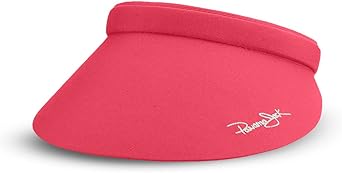 Panama Jack Womens Sun Visor - Packable Lightweight Microfiber, 4" Peak Brim Bill with Embroidered Logo