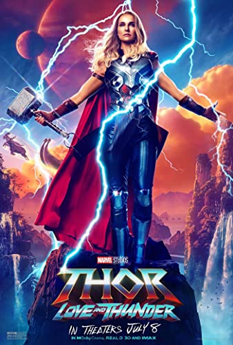 Thor 4 Love and Thunder 2022 Movie Glossy Finish Poster (24" x 36" (61cm x 91.5cm))