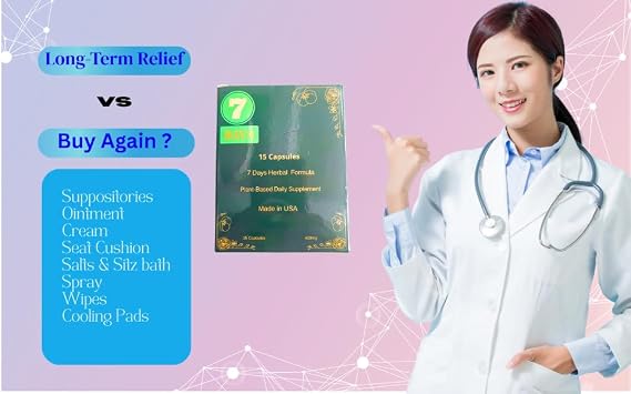 7days 15 Capsules Hem Formula, Herbal Supplements, Vein Ease