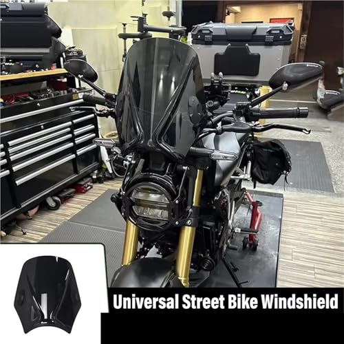 Déflecteur de vent de moto Suzuki finition noire robuste