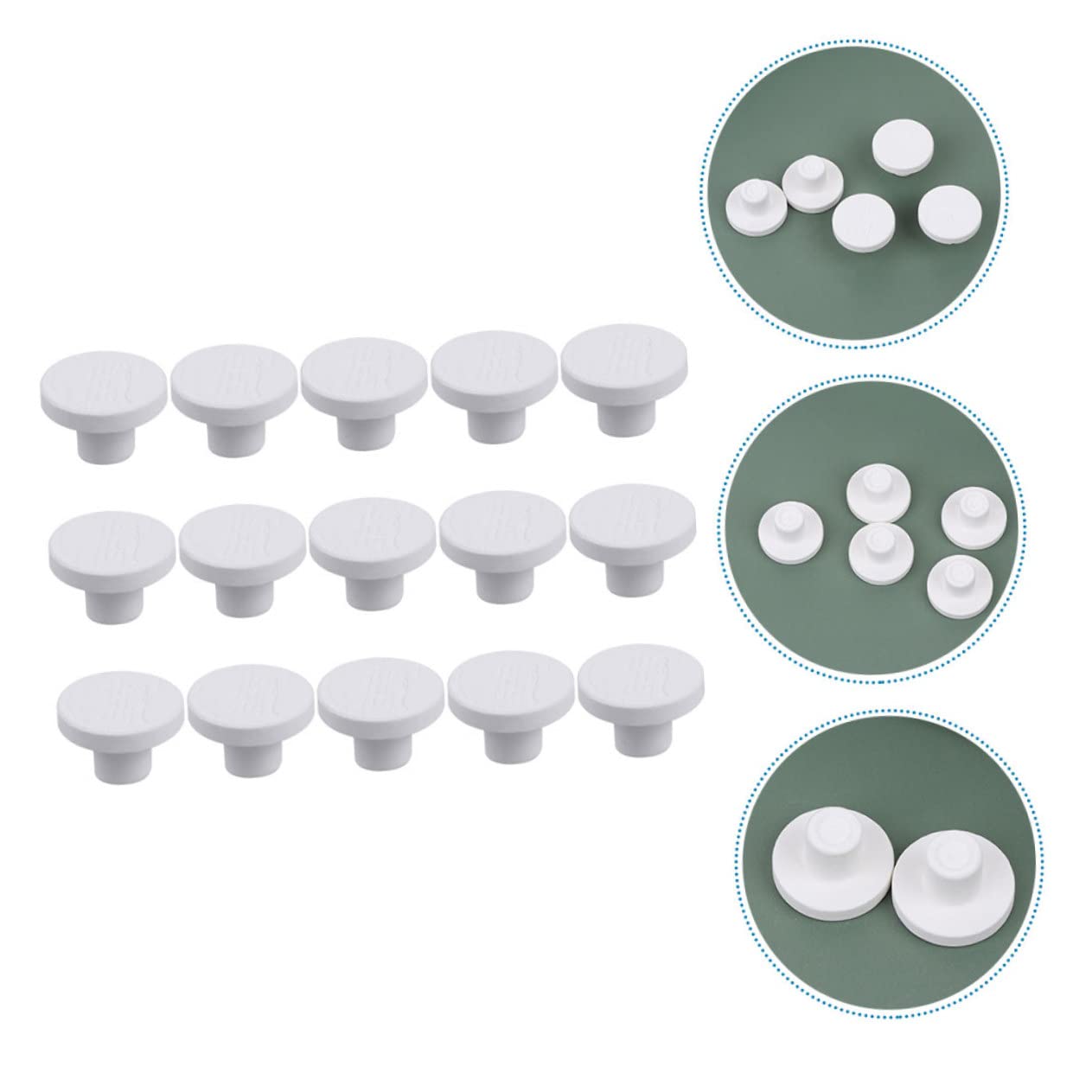 POPETPOP 45stücke Korallen-Plugs Keramik Coralline Basen Für Aquarien Für Zucht Und Dekoration Von Lebenden Korallen Passend Für Kleine Ritzen Und Spalten