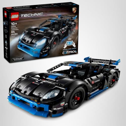 LEGO Technic Porsche GT4 e-Performance Race Car Toy, Remote Control Car with Authentic Details, Interactive Model Porsche Gift for Kids Ages 10 and Up Who Love Luxury Vehicles, 42176 - Image 7