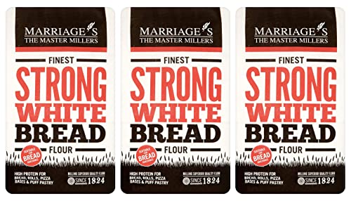 Marriages Finest Strong White Bread Flour 1.5kg (Pack of 3)
