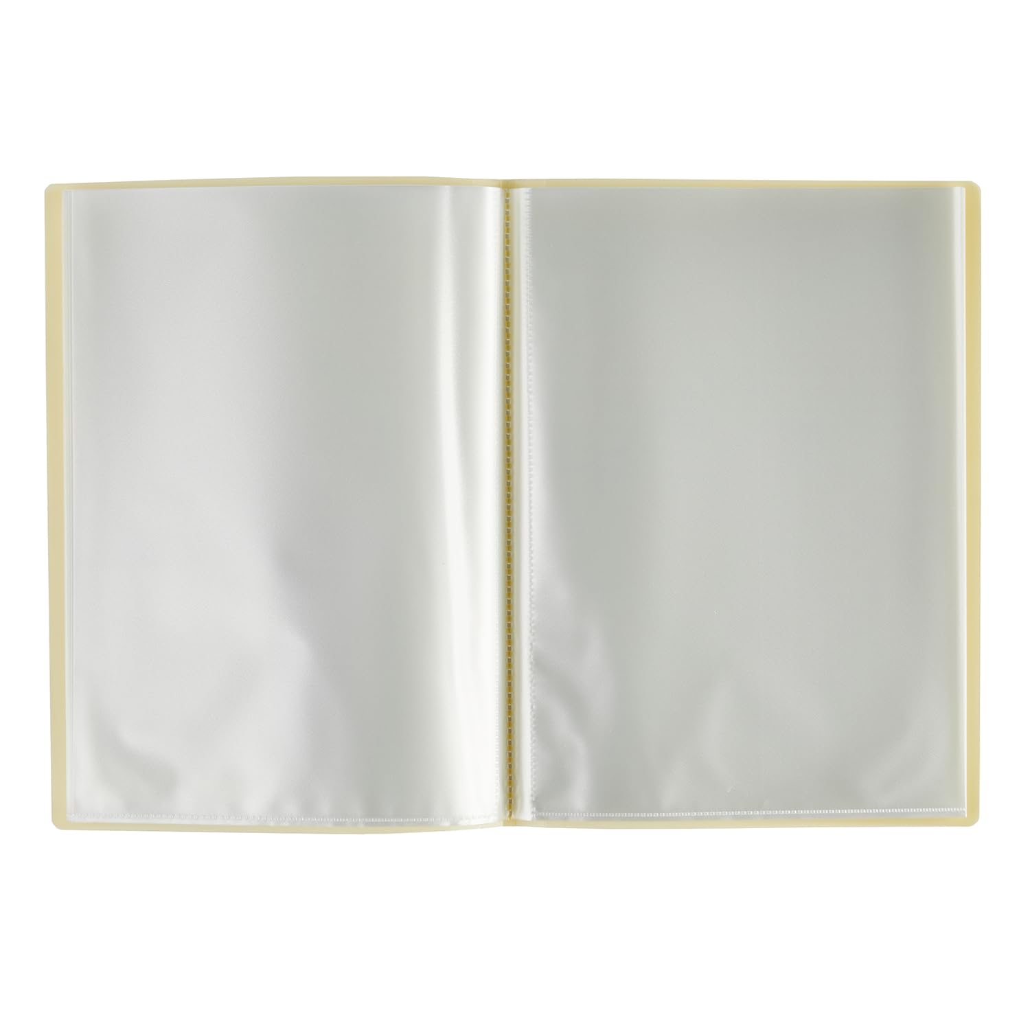 Grafoplas I Folder with Plastic Sleeves I 50 Transparent Sleeves I Size DIN A4 Yellow Soft I Series Poliplas Translucent I Made in Spain I Large Storage Capacity - Image 2