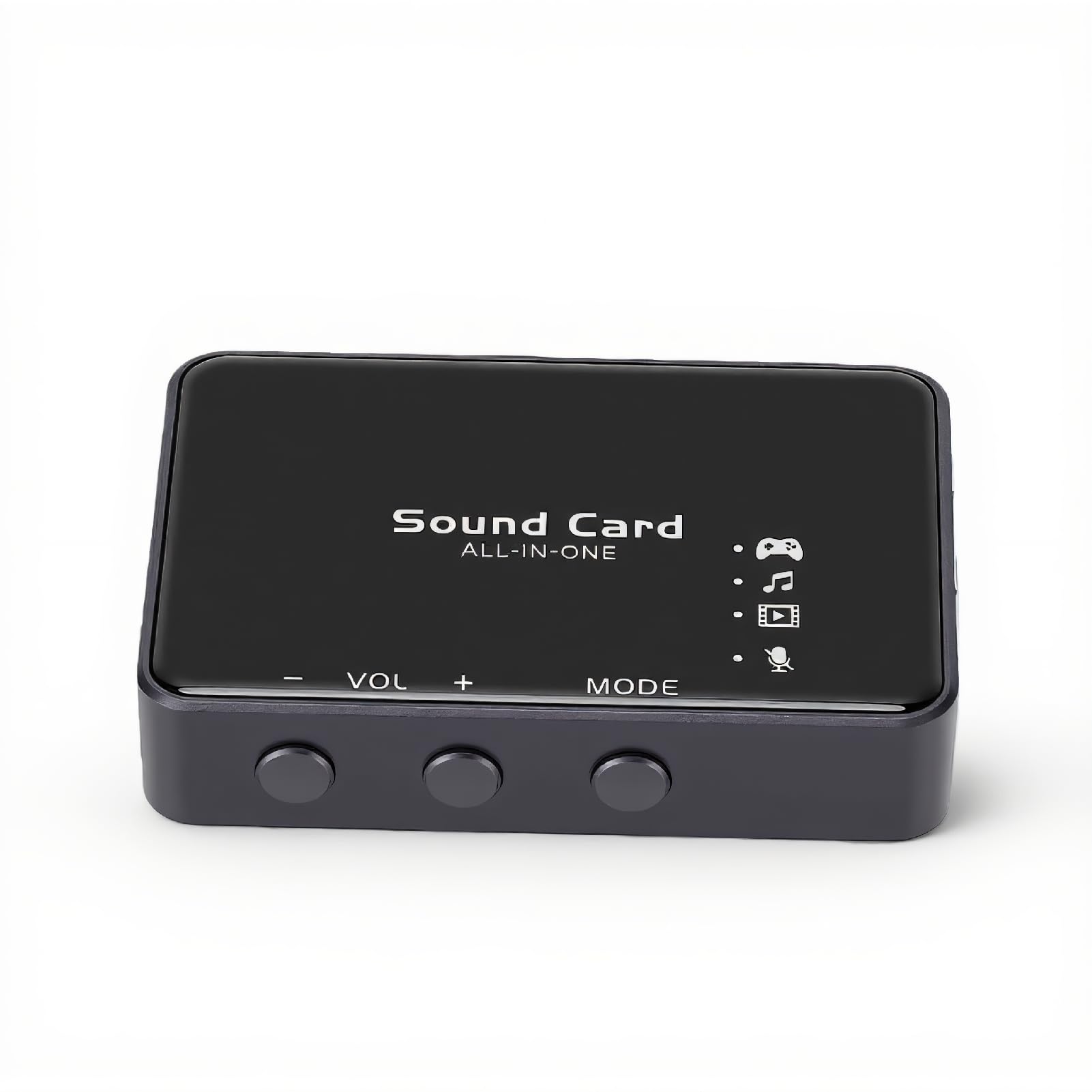 Dpofirs Scheda USB Surround 7.1 DAC Ad Alta Risoluzione 192kHz 32bit per Giochi e Uso Multimediale Lega di Alluminio Resistente