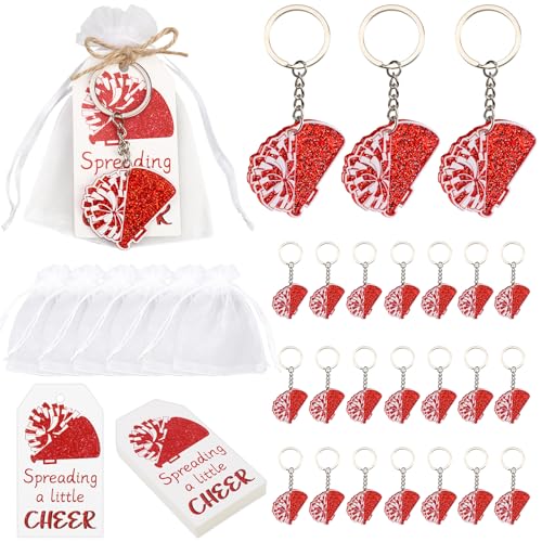 Porte-clés de pom-pom girl en vrac : l'attention idéale pour cadeaux d'équipe