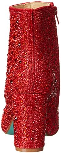 Betsey Johnson Women's Cady Ankle Boot, Red, 7.5 | Image 2