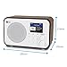 Ocean Digital WiFi Internet Radios WR-336N Portable Digital Radio with Rechargeable Battery Bluetooth Receiver with 2.4” Color Display, 4 Preset Buttons, Support UPnP & DLNA-White