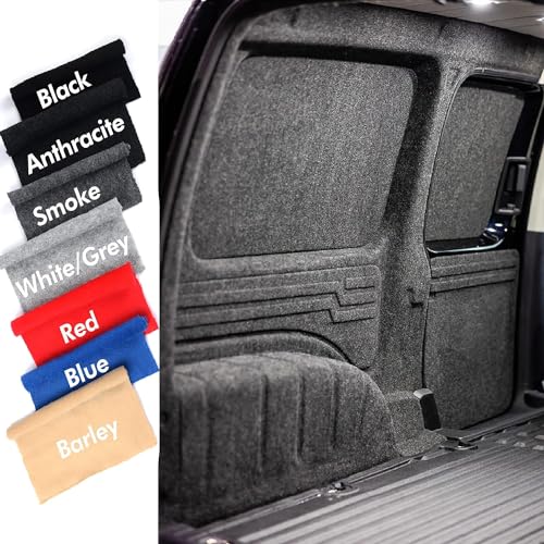 Moquette d’habillage quadri-extensible pour intérieur de camping-car, fourgon, voiture (Anthracite, 6 m x 2 m)