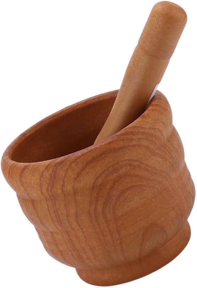 Pestle and Mortar Garlic Nuts Spices Pestle and Mortar Anti Skid Bottom Easy to Clean Pestle Set