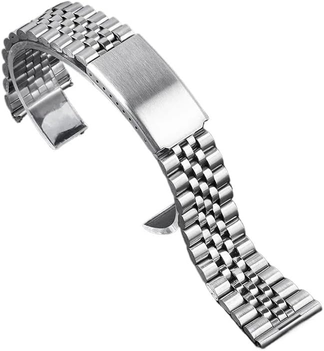 Metal Watch Strap 20mm 22mm Stainless Steel Watch Band Universal Women Men Wristband Fit for Seiko(20mm)