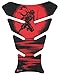 Protector de depósito 3D – 500962 – Ninja Red / Rojo / Samurai / Espada – Universal para depósitos Yamaha, Honda, Ducati, Suzuki, Kawasaki, KTM, BMW, Triumph y Aprilia
