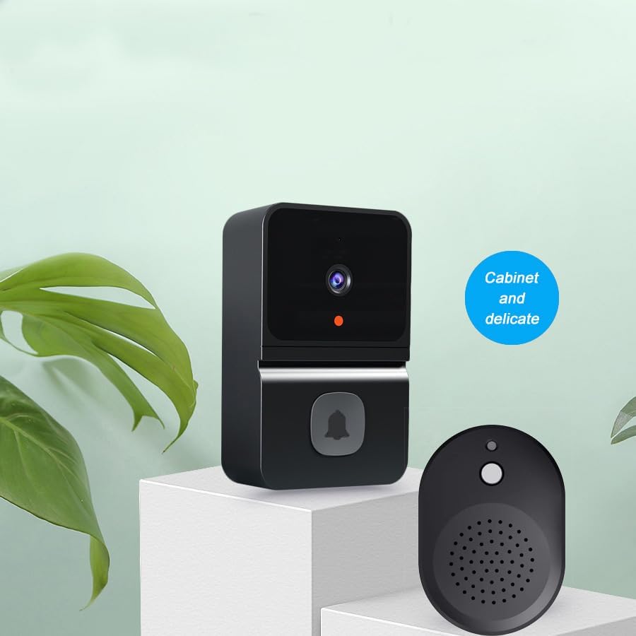 Compact design of the Z30 Smart Wireless Video Doorbell T23 and chime