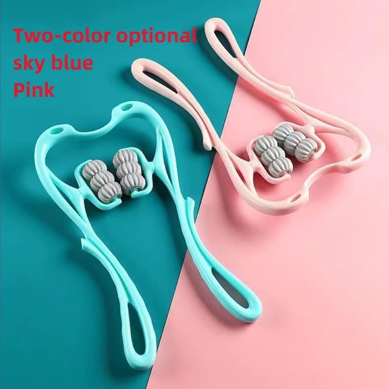 Minitul Neck Massager, Trigger Point Roller Massager For Pain Relief Deep Tissue Handheld Shoulder Massager Tool With 6 Balls Massage Point Suitable For Legs Waist Neck And Shoulder Relaxer (Multi) Minitul Neck Massager, Trigger Point Roller Massager For Pain Relief Deep Tissue Handheld Shoulder Massager Tool With 6 Balls Massage Point Suitable For Legs Waist Neck And Shoulder Relaxer (Multi)