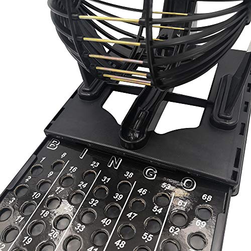 Yuanhe Classic Bingo Game Set - Bingo Cage, Master Board,Bingo Cards, Bingo Balls #TOP2