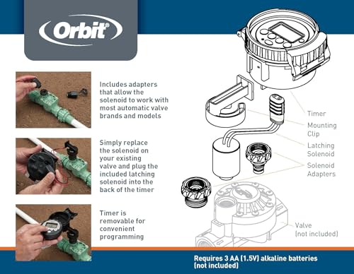 Orbit Outdoor Battery-Powered Water Sprinkler Controller - 57865 - image 8