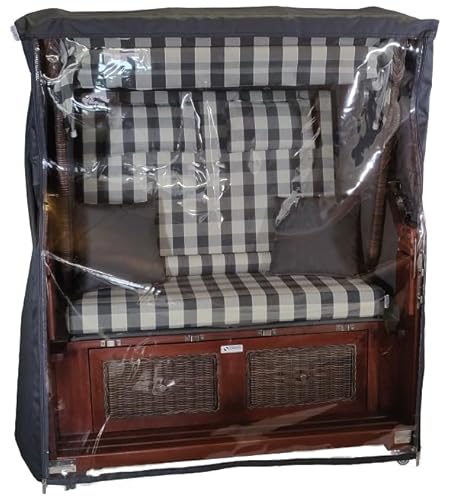Die original Strandkorb-King Schutzhülle 147cm Breite, anthrazit, schwere Ausführung, mit Fenster Die original Strandkorb-King Schutzhülle 147cm Breite, anthrazit, schwere Ausführung, mit Fenster