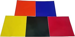 GSC International 1404-9 Set of Five Gelatin Color Filters 4 x 4
