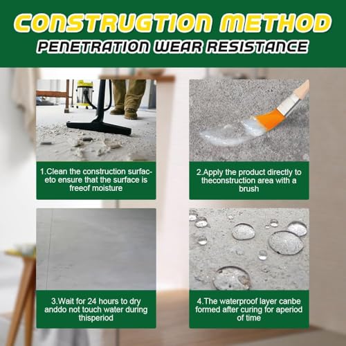 Image of Invisible Waterproof Agent, Waterproof Anti-Leakage Agent,Roof Leak Sealing Adhesive, Invisible Waterproof Seal, Sealant Paste Coating No Pounding Brick Leakage (300 GM)