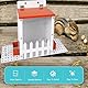 2 In 1 EichhöRnchenfutter,HäNgendes EichhöRnchenfutter,Metall-EichhöRnchenfutter FüR Im Freien,EichhöRnchen Picknicktischfutter,EichhöRnchen Corn Cob Feeder FüR Garten Im Freien(Orange)