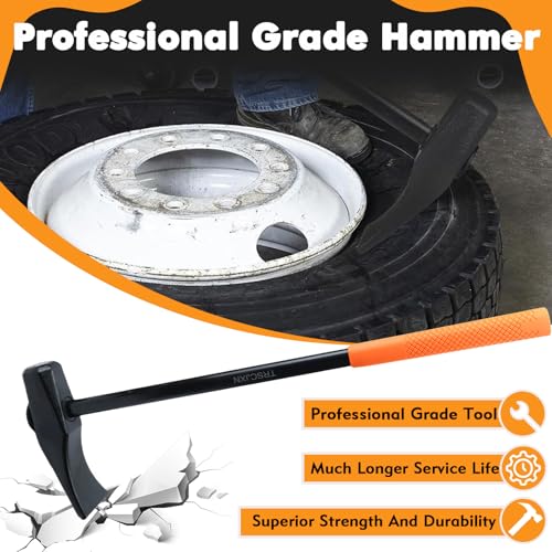 Image of 35429 Tire Hammer-Tire Bead Breaker Tool, Replacement for Ken-Tool 32 inch Handled Bead Breaking Wedge, Duck-Billed Hammer for Tire Removal for Car Truck ATV Motorcycle Bus Farm Tractor Aircraft Tool