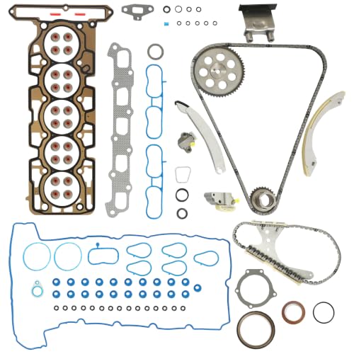 Image of 3.7L Timing Chain Kit w /Full Head Gasket Set OE# TK3138,90195SA,HS26390PT | Fit For Chevy Colorado GMC Canyon 2007-2012 Hummer H3 H3T 2007-2010 Isuzu i-370 2007-2008