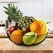 HEYNNA® Frutero de Cocina de Acero Inoxidable “Pure” en Negro Mate –...