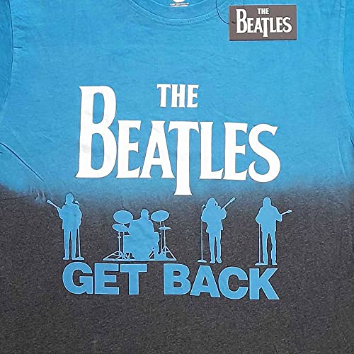 The Beatles – T-shirt Get Back Teinture par Immersion pour Adultes Unisexe - Les Beatles, Paul McCartney, John Lennon, RIngo Starr, George Harrison The Beatles - T-shirt Get Back Teinture par Immersion pour Adultes Unisexe – Image 3