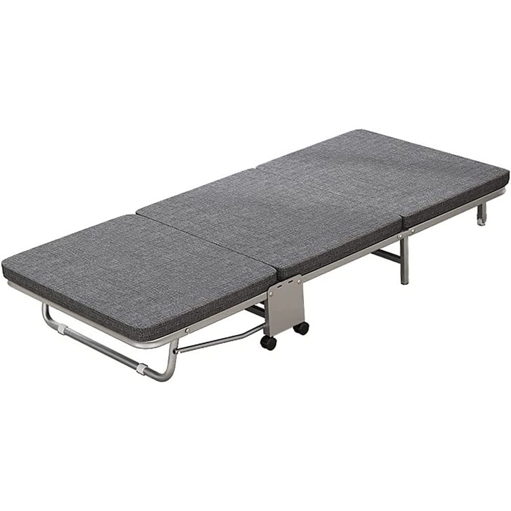 Buy JUMEIYP Rollaway Bed Portable Folding Bed with Soft Mattress