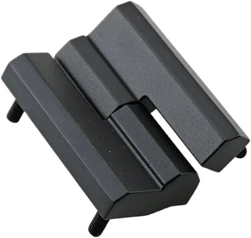 Removable Embedded Zinc Alloy Black Hinge Industrial Electrical Equipment Left and Right Hardware Accessories(Black-R)