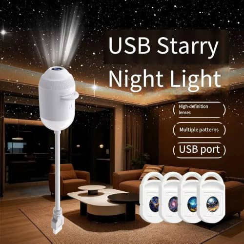 Generic 2-in-1 Galaxy Projector Night Light - Image 8