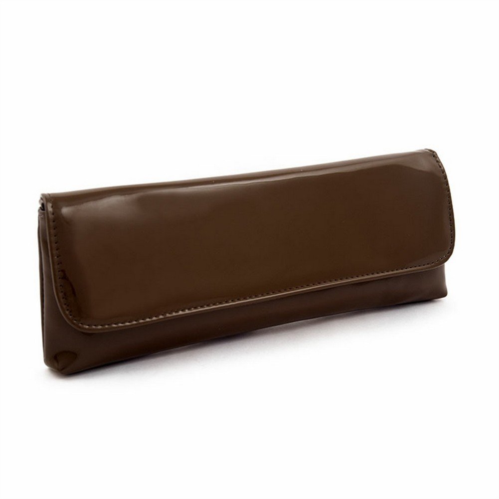 Borsa clutch, Artemia Cioccolato, in eco pelle lucida - ACACV070CIOCCOLATO