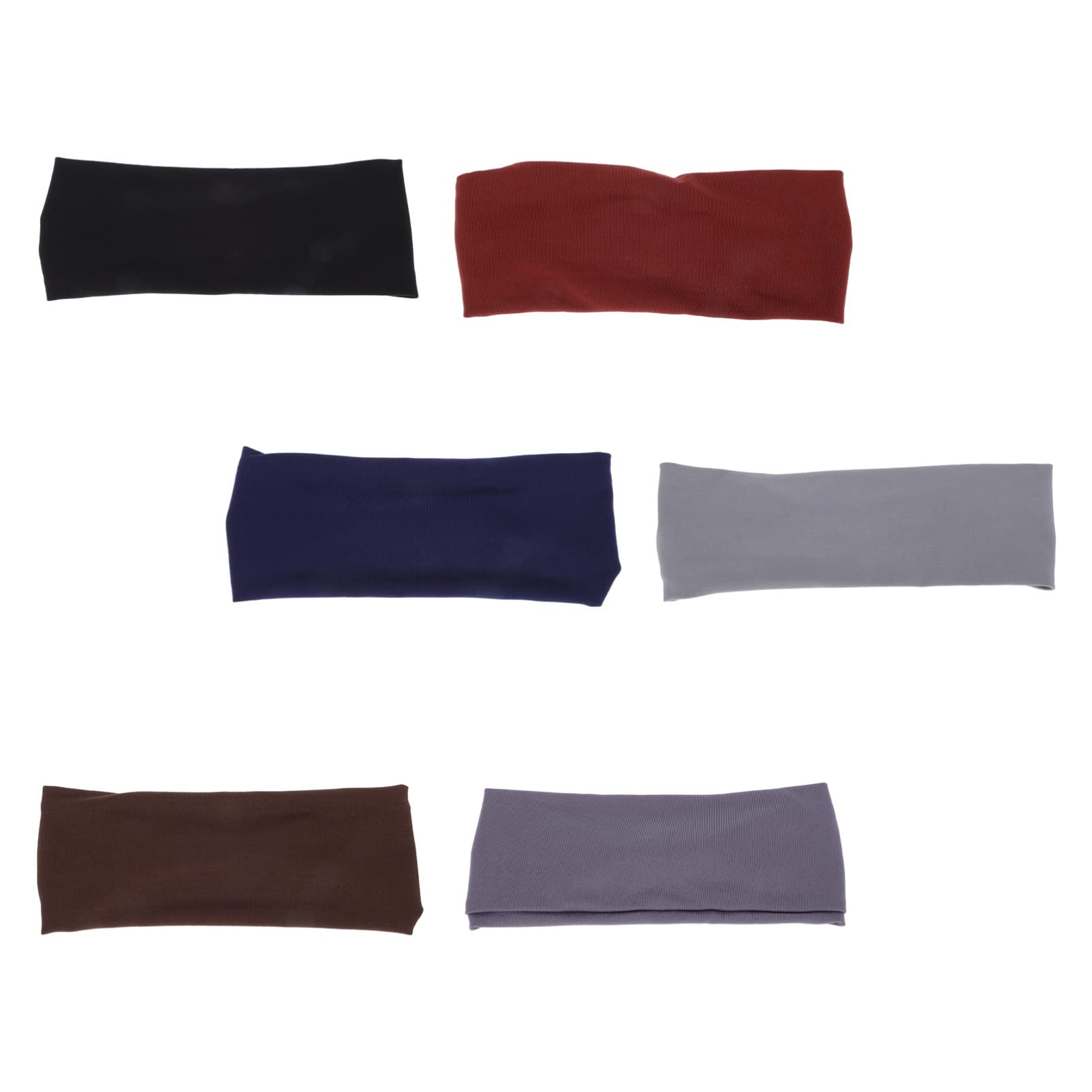 FOMIYES 3 Set di Fasce per alla Moda da Uomo Flessibili per Corsa E Yoga con Anti-sudore 6 Pezzi*3