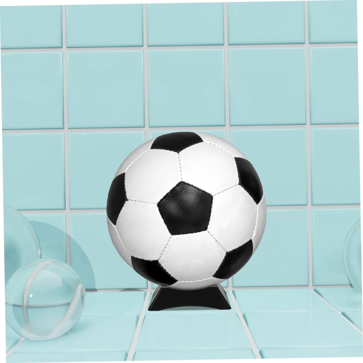 KICHOUSE 40pcs Sports Display Stand Versatile Basketball Football and Baseball Holders for Decoration Space-Saving Design