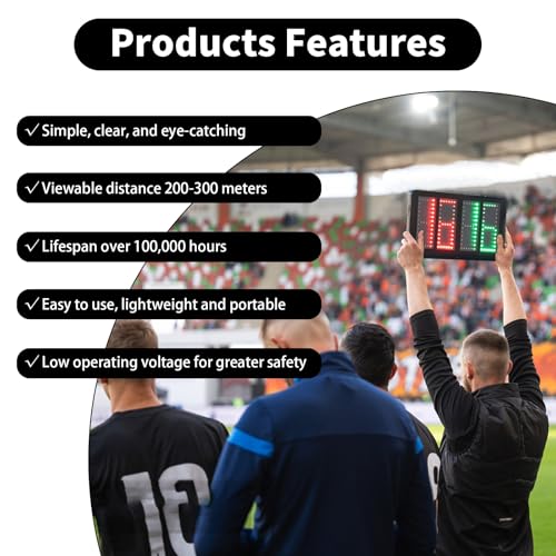 Tablero Electrónico LED para Sustituciones de Fútbol miniatura 4