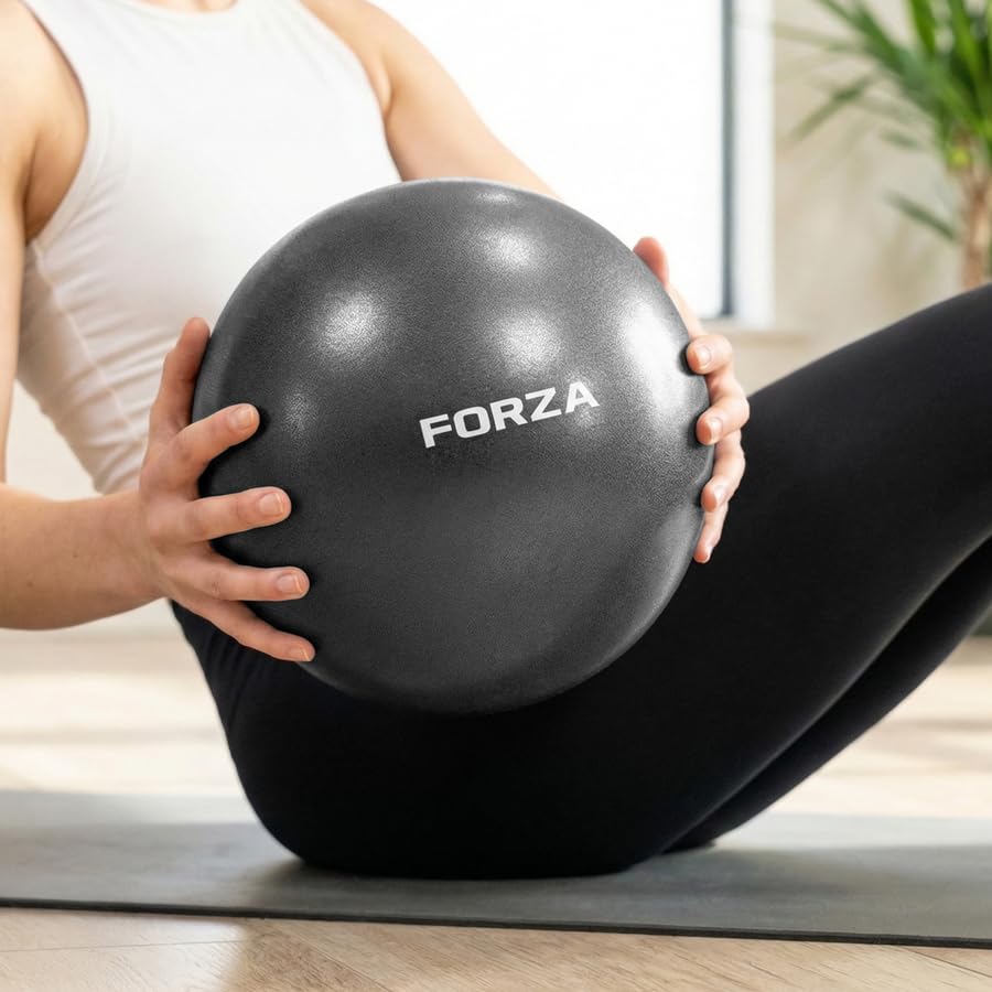 FORZA Palla da pilates da 25 cm, mini palla anti-scoppio per allenamento di base