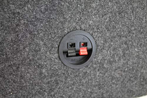 Image of Q Power 2-Pack 6x9 Inch Angled Speaker Enclosure, Sealed Car Audio Box