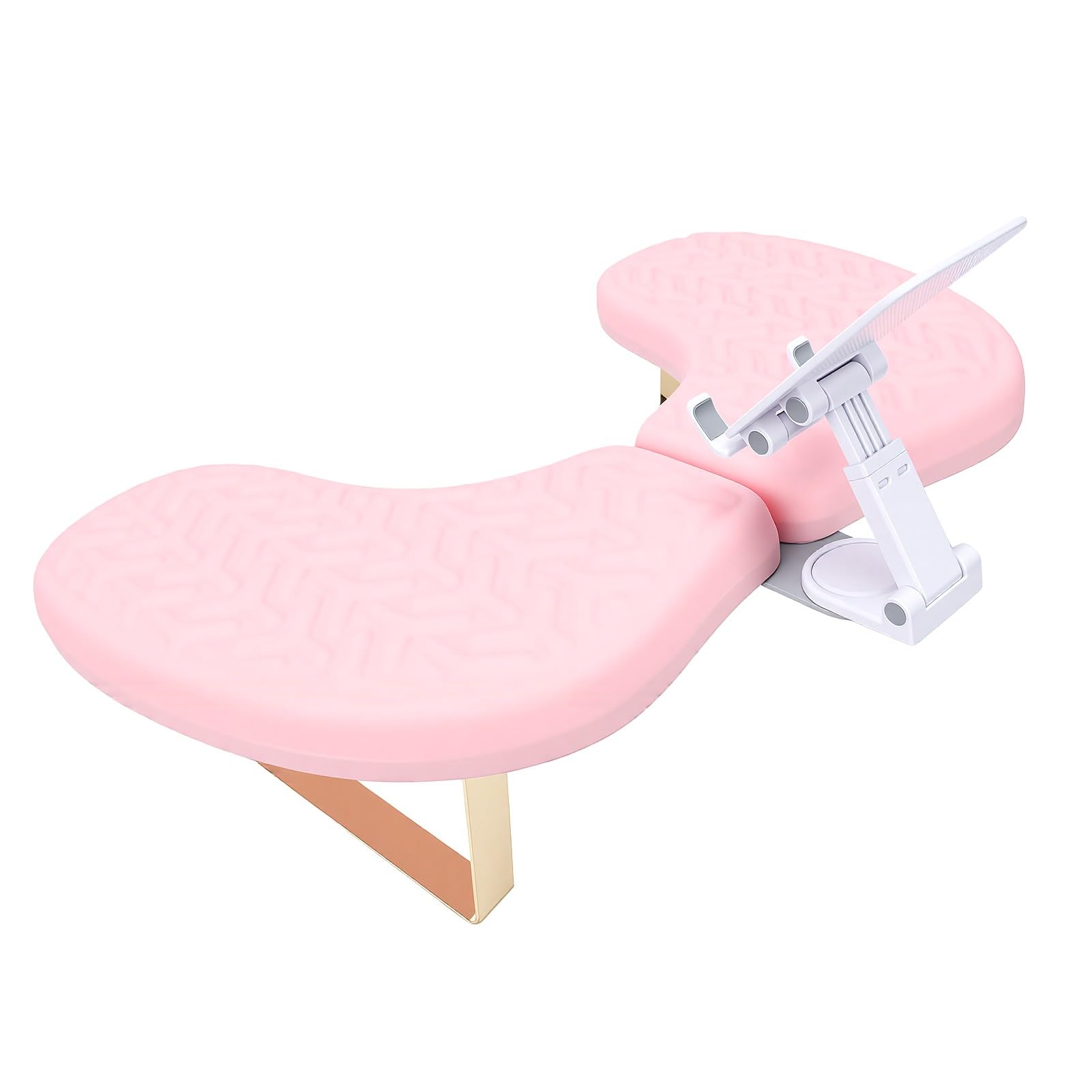 Yanmis Poggiamano per Unghie Traspirante a Forma di U, Bracciolo Ergonomico per Manicure, Spugna Memory Ad Alta Resilienza, Resistente all'acqua, per Salone di Bellezza, Comodo Bracciolo per Nail