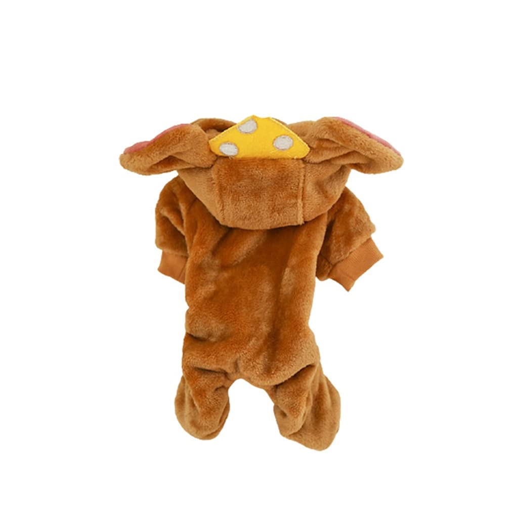 Manteau chien pour promenade hivernale en ville et sorties au parc