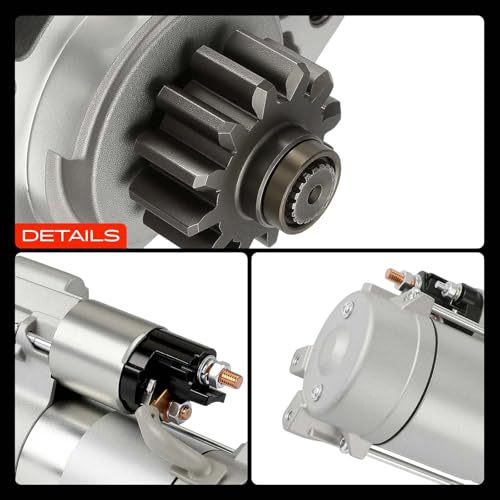 A-Premium Starter Motor Compatible with Land Rover Range Rover 2015-2022, Range Rover Sport 2016-2022, Discovery 2017-2020, Defender 90 Defender 110 2022-2023, 3.0L 5.0L, 12V 1.9KW 12-Teeth CW by A-Premium - Image 9