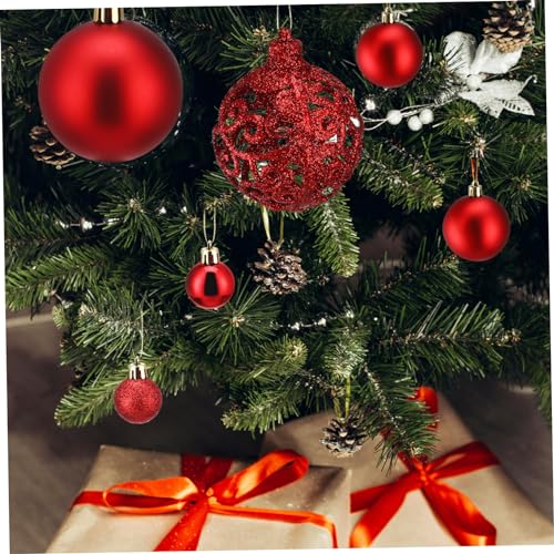 Boules de Noël creuses légères pour décorer un grand sapin