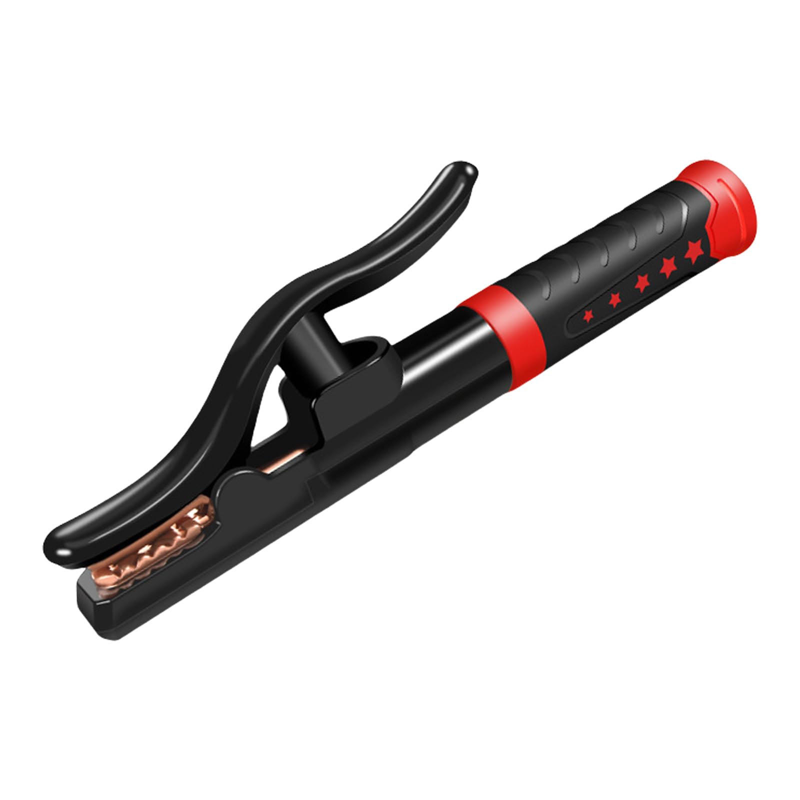 YHAILI Heavy Duty Copper Welding Electrode Holder Clamp Rhombus Jaw Design Welding Tool Pliers Insulated Grip